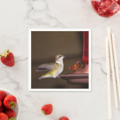 Ruby-throated Hummingbird Serviette (Beispiel)