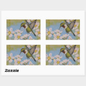 Ruby-Throated Hummingbird - Stickers (Blatt)