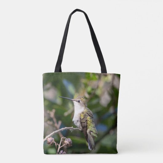 Ruby-Throated Hummingbird Tasche (Rückseite)