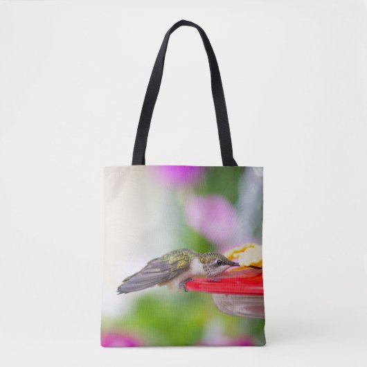 Ruby-Throated Hummingbird Tasche (Vorderseite)