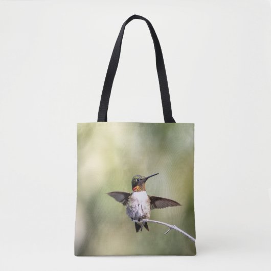 Ruby-Throated Hummingbird Tasche (Vorderseite)