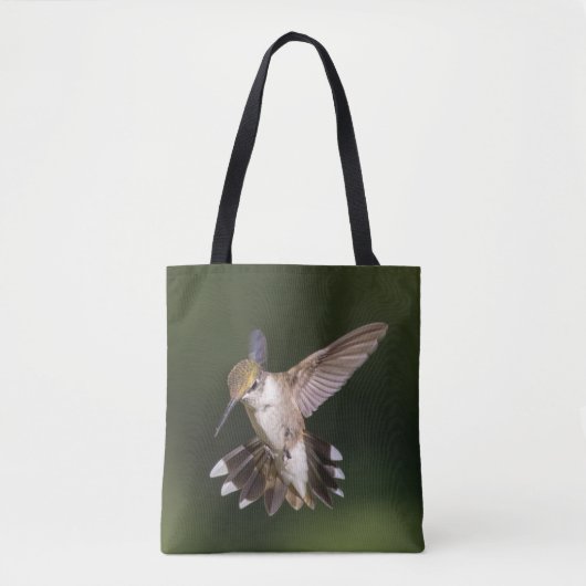 Ruby-Throated Hummingbird Tasche (Vorderseite)