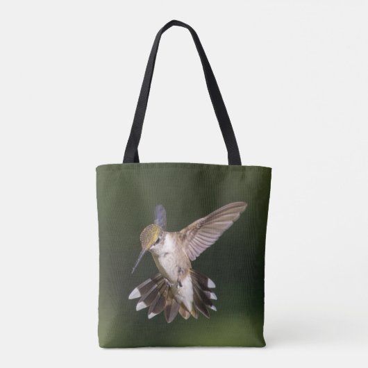 Ruby-Throated Hummingbird Tasche (Rückseite)
