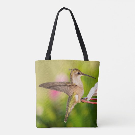 Ruby-Throated Hummingbird Tasche (Rückseite)