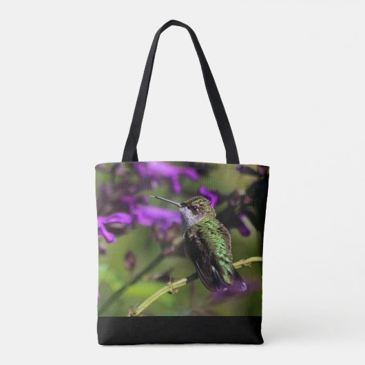 Ruby-Throated Hummingbird-Tasche Tasche (Rückseite)