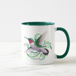 Ruby Throated Hummingbird Tasse