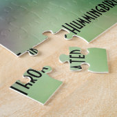 Ruby Throated Hummingbird, Vogelliebhaber Puzzle (Seite)