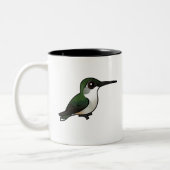 Ruby-throated Hummingbird Zweifarbige Tasse (Links)