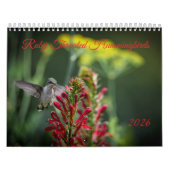 Ruby Throated Hummingbirds Kalender (Titelbild)