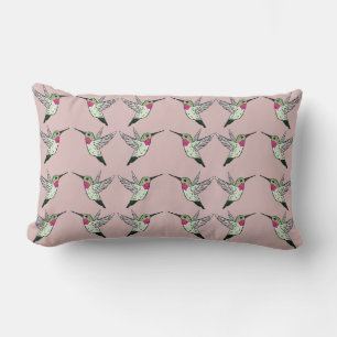 Ruby Throated Hummingbirds Kissen