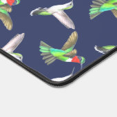 Ruby Throated Hummingbirds Schreibtischunterlage (Ecke)