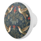 Ruby-throated Kolibris William Morris style Keramikknauf (Rechts)