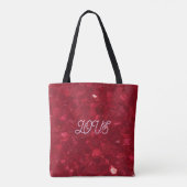Ruby tote bag for valentines day tasche (Rückseite)