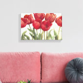 Ruby Tulips Leinwanddruck (Insitu (Wohnzimmer))