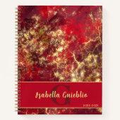 Ruby und Gold Notizblock (Vorderseite)