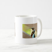 Ruby und Grüner kleiner Hummingbird Kaffeetasse (VorderseiteRechts)