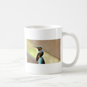 Ruby und Grüner kleiner Hummingbird Kaffeetasse