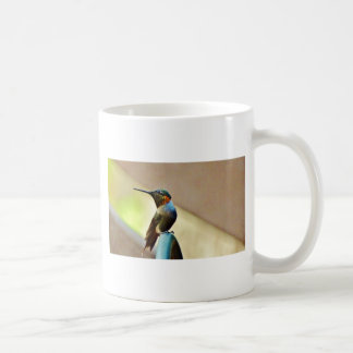 Ruby und Grüner kleiner Hummingbird Kaffeetasse