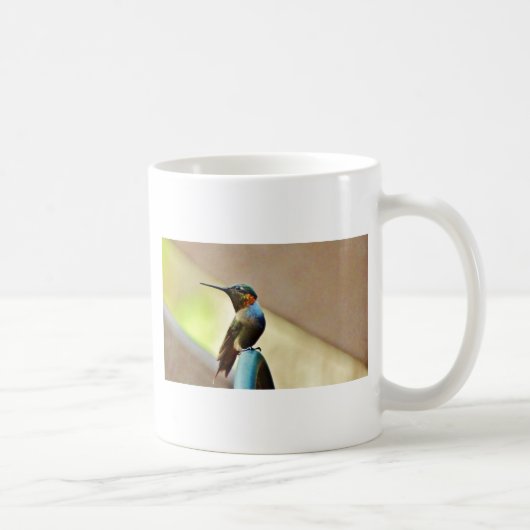 Ruby und Grüner kleiner Hummingbird Kaffeetasse (Rechts)