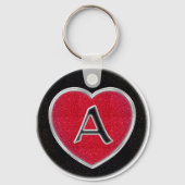 Ruby und Onyx Schlüsselanhänger (Vorderseite)