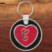 Ruby und Onyx Schlüsselanhänger (Vorderseite)