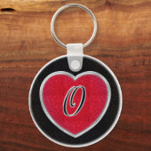 Ruby und Onyx Schlüsselanhänger (Vorderseite)