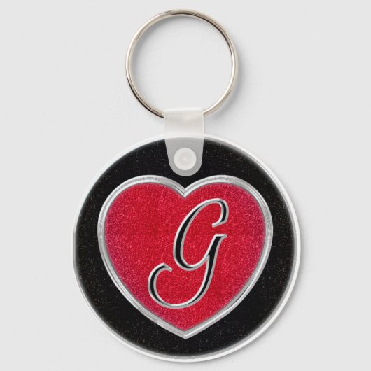 Ruby und Onyx Schlüsselanhänger (Vorderseite)