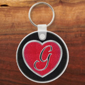 Ruby und Onyx Schlüsselanhänger (Vorderseite)