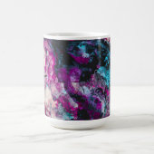 Ruby und Sapphire Crystal Geode Abstrakt Kaffeetasse (Mittel)