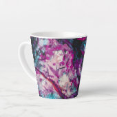Ruby und Sapphire Crystal Geode Abstrakt Milchtasse (Linke Ecke)
