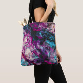 Ruby und Sapphire Crystal Geode Abstrakt Tasche (Von Nahem)