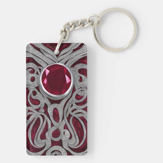 Ruby und Silver Inspiriert Schlüsselanhänger (01) (Rückseite)