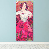 Ruby (Vier Juwelen), Alphonse Mucha Leinwanddruck (Insitu (Holzboden))