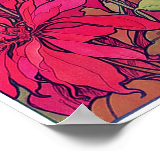 Ruby (Vier Juwelen), Alphonse Mucha Poster (Ecke)