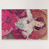 Ruby (Vier Juwelen), Alphonse Mucha Puzzle (Horizontal)