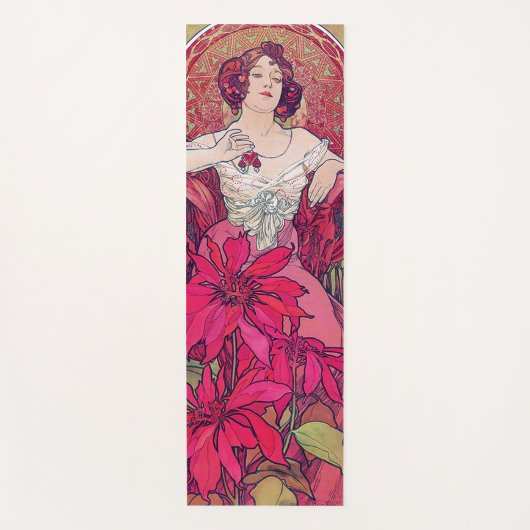 Ruby (Vier Juwelen), Alphonse Mucha Yogamatte (Vorderseite)