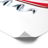 Ruby Wedding Anniversary Poster mit individualisie (Ecke)