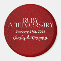 Ruby Wedding Annivsersary