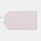 Ruby Wine Simple Boho Floral Vielen Dank Geschenkanhänger (Rückseite Horizontal)