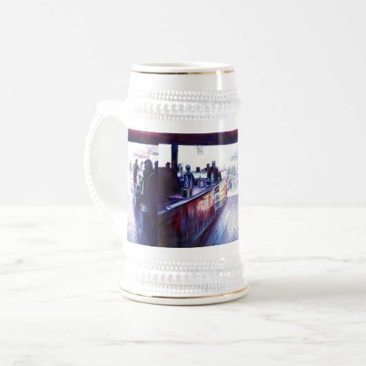 Ruby's, Coney Island, New York Bierglas (Vorderseite Links)