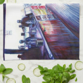 Ruby's, Coney Island, New York Geschirrtuch (Gefaltet)