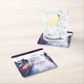 Ruby's, Coney Island, New York Rechteckiger Pappuntersetzer (Vor Ort)