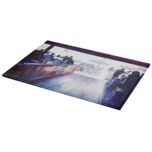 Ruby's, Coney Island, New York Schneidebrett (Ecke)