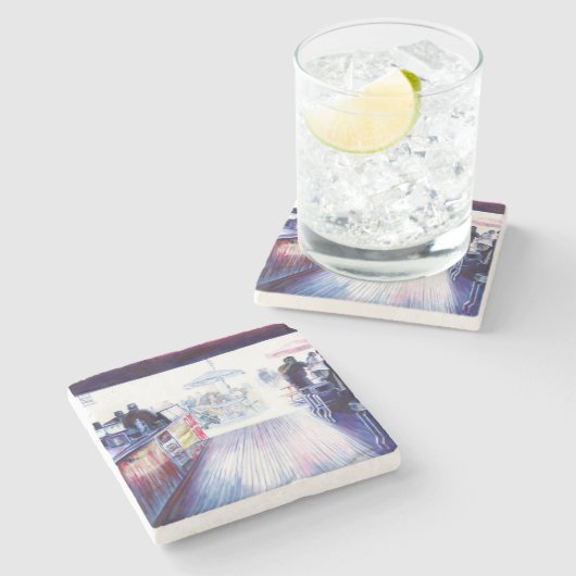 Ruby's, Coney Island, New York Steinuntersetzer (Seitenansicht)