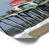 Ruby's Diner Huntington Beach Pier Poster (Ecke)