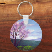 Rubys' Jacaranda Schlüsselanhänger (Vorderseite)