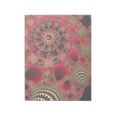 Rubys und Gold Notepad Notizblock (Rotiert)