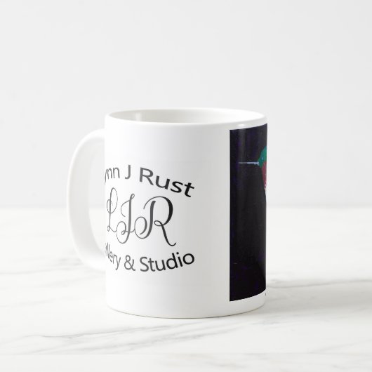 Rubythroat bei der Tasse der Nachtkunst (Vorderseite Links)
