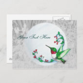 Rubythrop Hummingbird Postkarte (Vorne/Hinten)