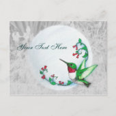 Rubythrop Hummingbird Postkarte (Vorderseite)